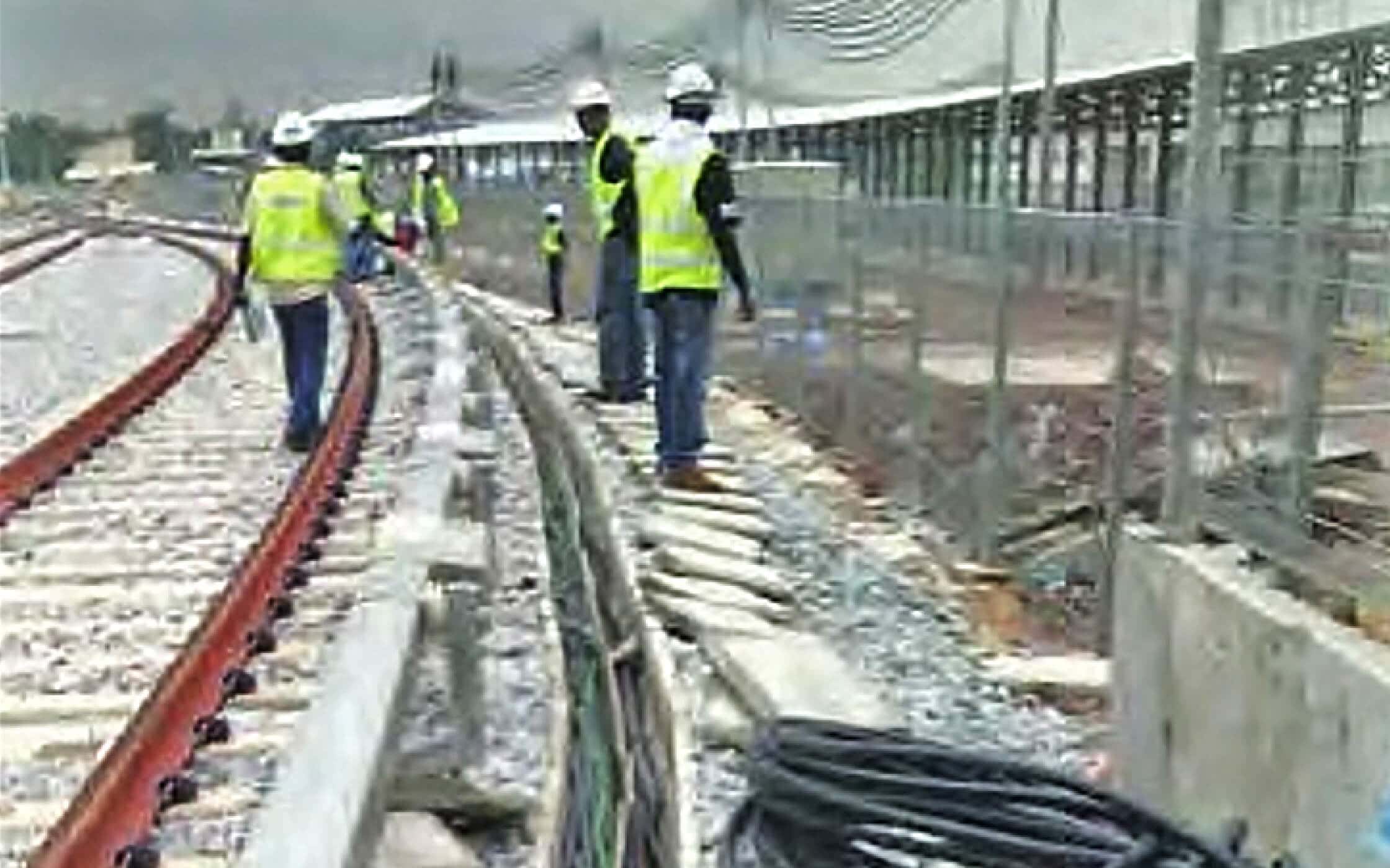  Installation of signalling and power cables in KVMRT Line 1 (Kajang Depot)